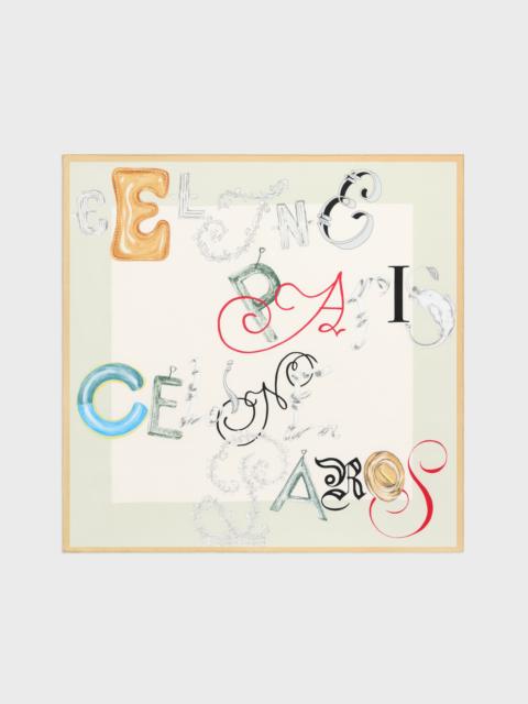 CELINE square IN silk twill