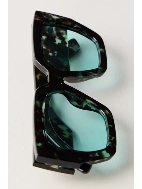 FREE PEOPLE Bel Air Oversized Square Sunglasses