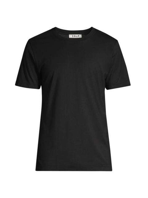 CDLP Men's Midweight 3-Piece Cotton-Blend T-Shirt Set - Black