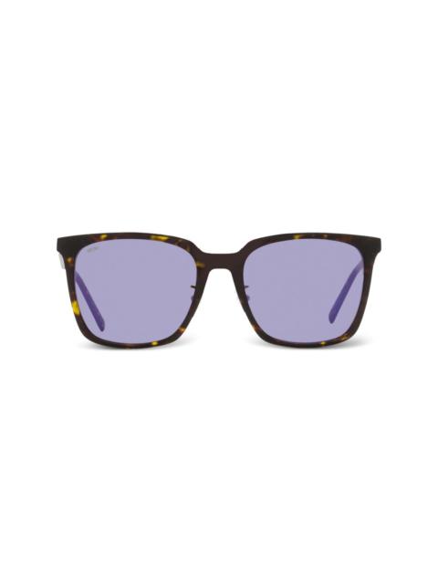 MCM 714SA rectangle-frame tortoiseshell-effect sunglasses