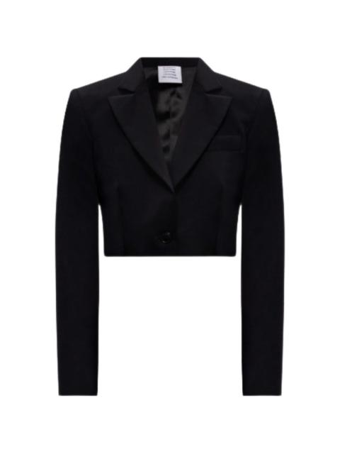 VETEMENTS cropped single-breasted jacket