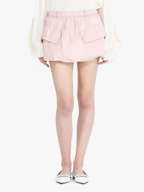 N°21 BUBBLE-HEM MINI SKIRT