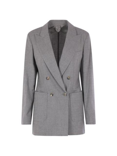 Max Mara double-breasted peak-lapels blazer