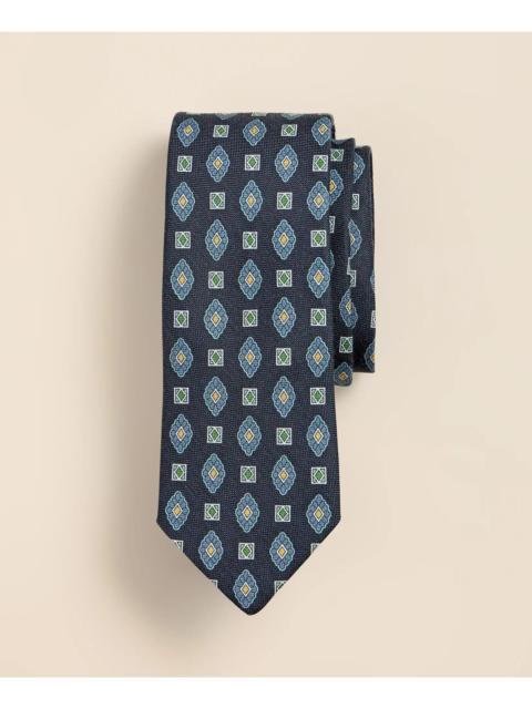 Brooks Brothers Linen-Silk Foulard Tie