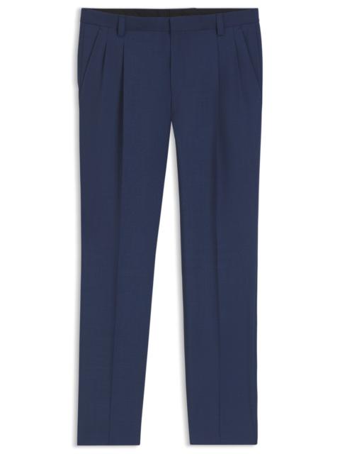 HUGO EXTRA-SLIM-FIT PANTS IN A WOOL BLEND