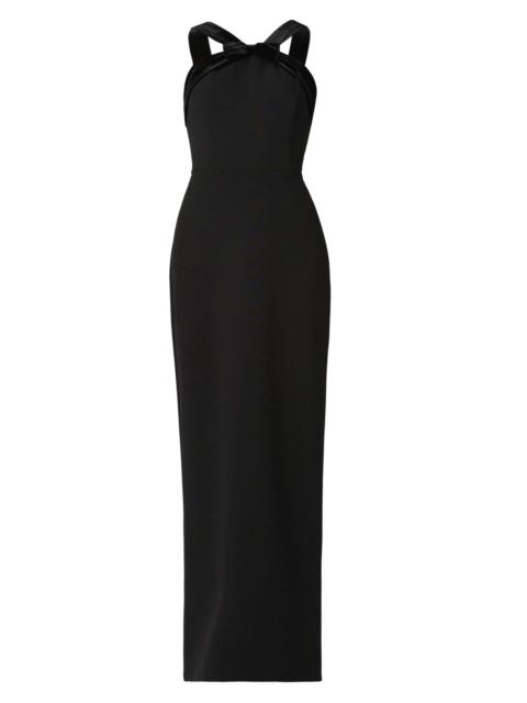 Shoshanna Women's Gala Bow Column Maxi Dress - Jet
