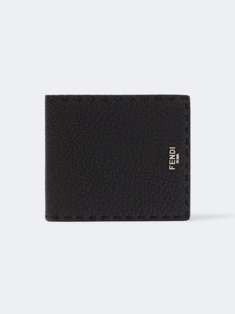 FENDI Embossed leather bifold wallet