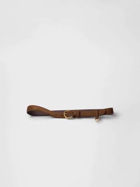 Prada Suede belt