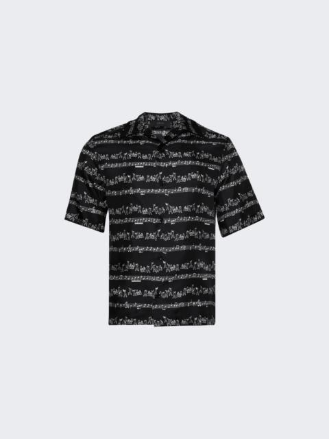 AMIRI Jazz Band Bowling Shirt Black