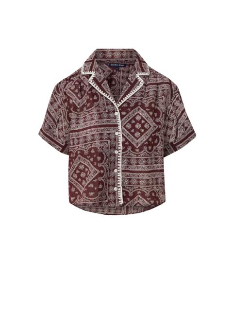 VERONICA BEARD ILENE BUTTON-DOWN SHIRT