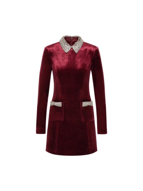 REBECCA VALLANCE Edwiena Long Sleeve Mini Dress