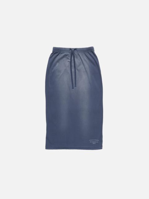 Acne Studios Washed logo skirt - Navy blue