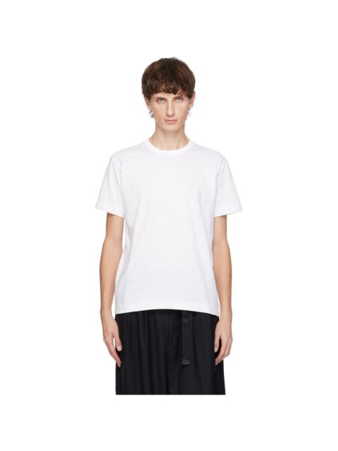 Comme des Garçons PLAY White Classic Red Heart On Back T-shirt