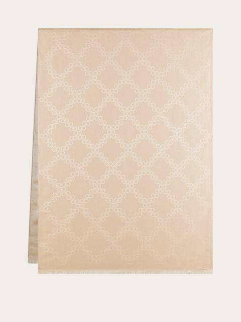 FERRAGAMO Gancini jacquard stole