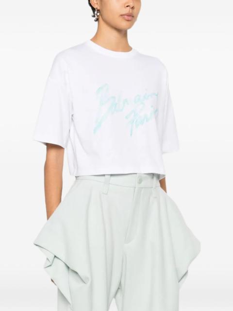 Balmain cropped-lenght T-shirt