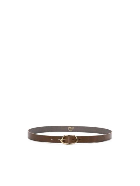 TWP Narrow buckle belt