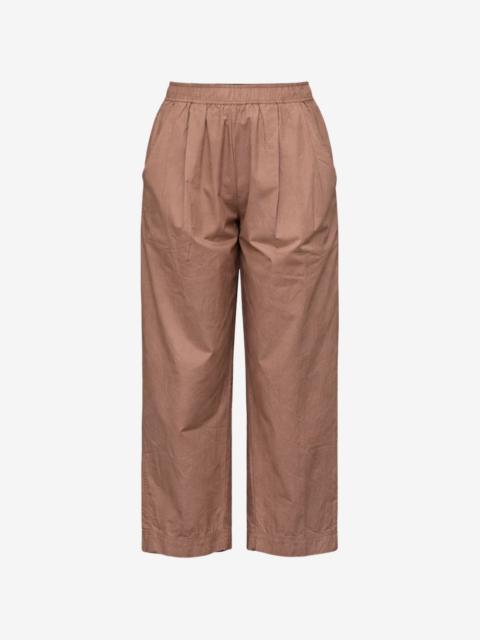 APIECE APART elasticated-pleated cropped trousers