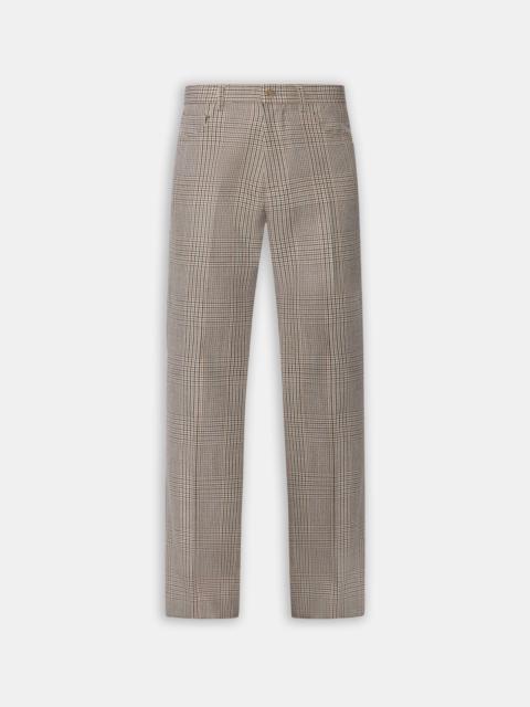 AMIRI CHECK BOOT CUT PANT