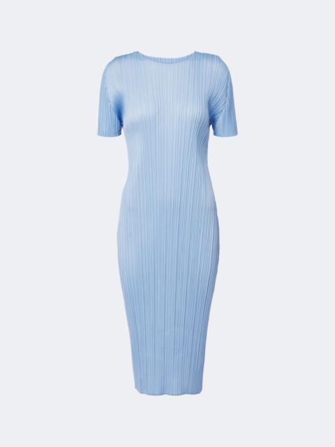 Pleats Please Issey Miyake Monthly Colors: August pleated midi dress