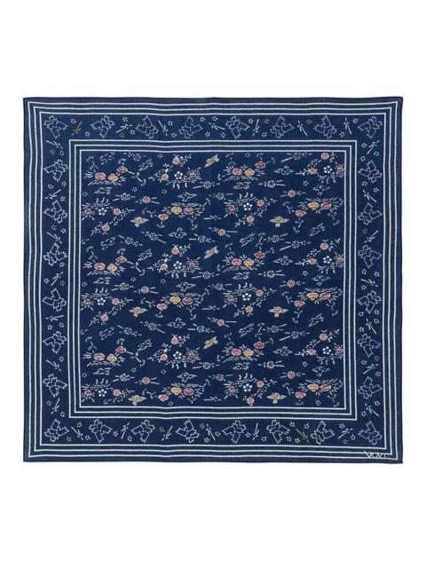 visvim INDIGO KHADI BANDANA (N.D.) DK.INDIGO