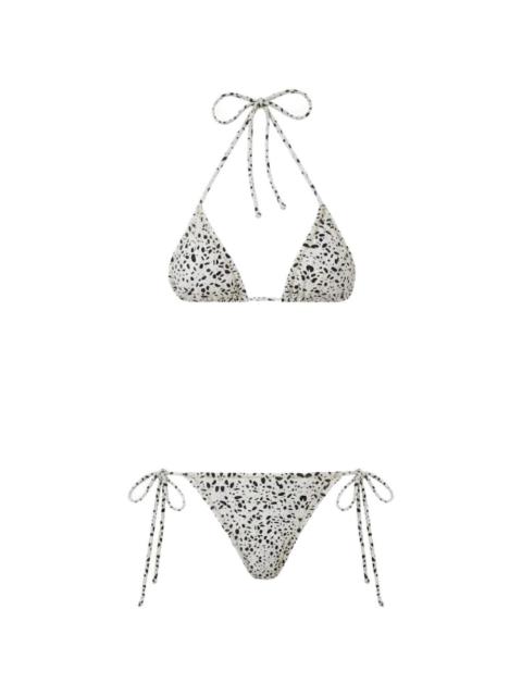 Reina Olga Concetta polka-dot bikini set