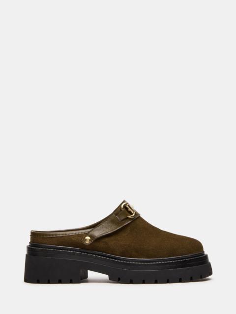 STEVE MADDEN ERBA OLIVE SUEDE