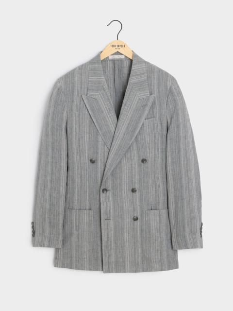 TODD SNYDER Italian Multi-Stripe Linen Wythe Jacket