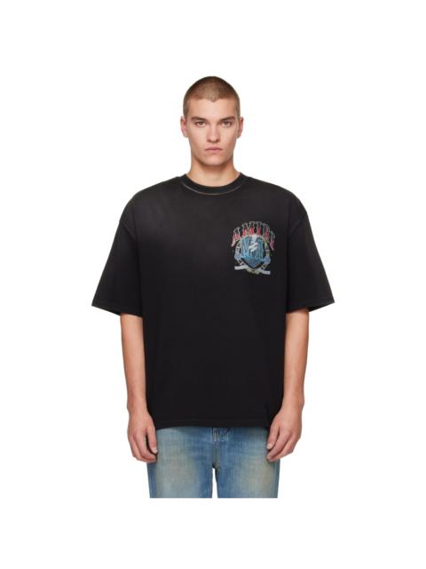 AMIRI Black Crystal 'Amiri' Hollywood T-shirt