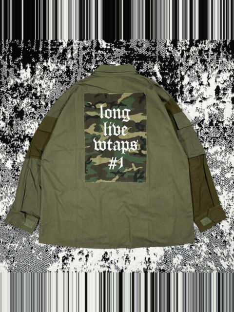 WTAPS WTAPS MODULAR SHIRT COTTON RIPSTOP 'LONG LIVE WTAPS' 17AW