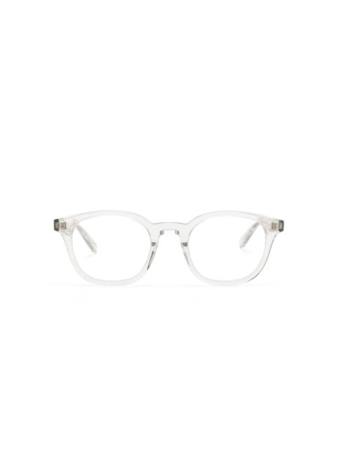 SAINT LAURENT transparent round-frame glasses