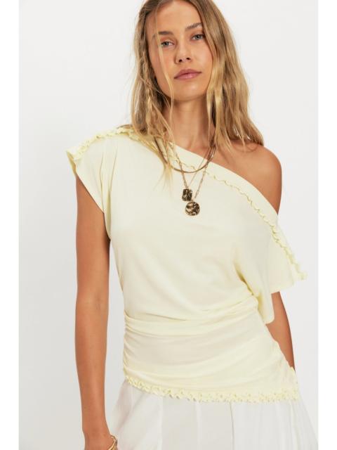 FREE PEOPLE Riley Off-The-Shoulder Knit Top