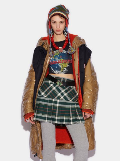 DSQUARED2 TARTAN MINI SKIRT