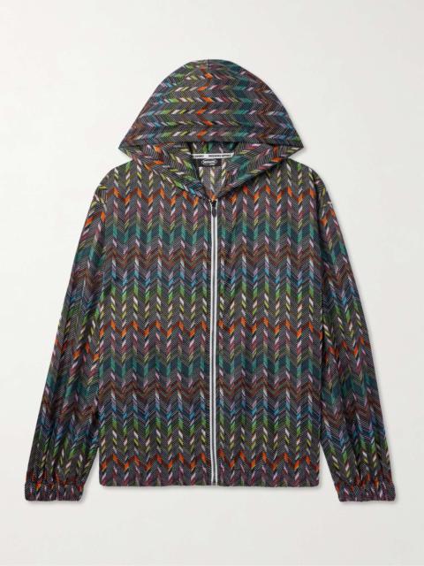 Printed Shell Hooded Jacket