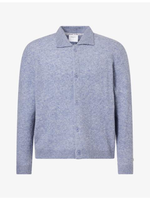 PERCIVAL Archive Ribbed-Trim Wool-Blend Cardigan