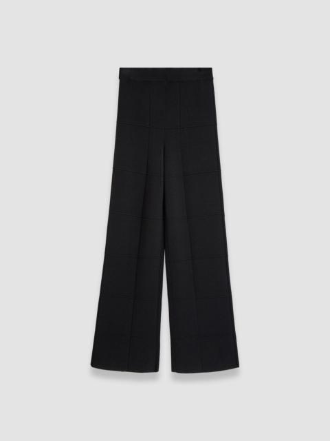 JOSEPH Grid Viscose Knitted Trousers