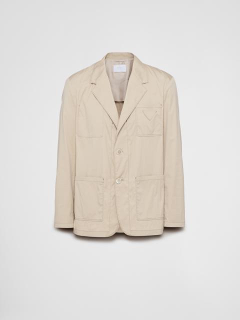 PRADA＊Single-breasted twill jacket ツイルジャケット＊送料込 0400021748384_BLACK_A1?wid=600