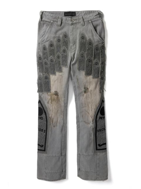 WHO DECIDES WAR PATCHED ARCH  PANT