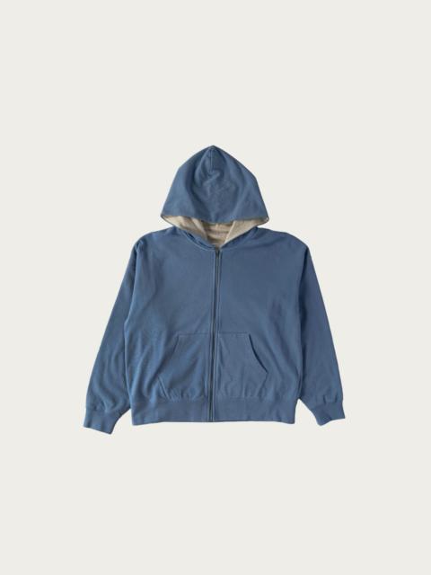 visvim Jumbo Dual Hoodie F.Z. DMGD - Lt. Blue