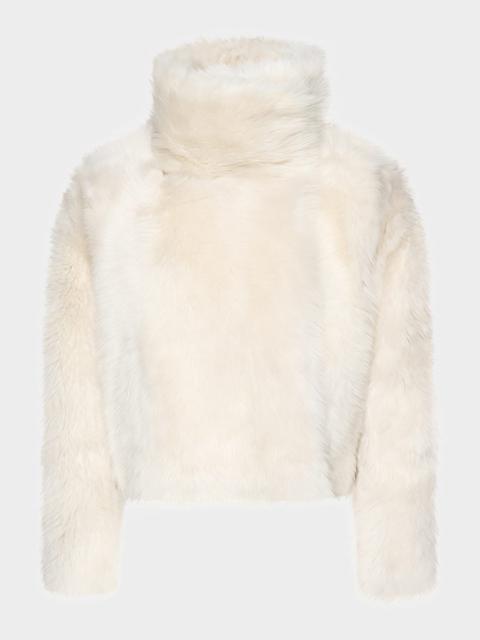 Yves Salomon Toscana Lambskin Short Jacket