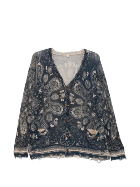 R13 bandana button knitwear