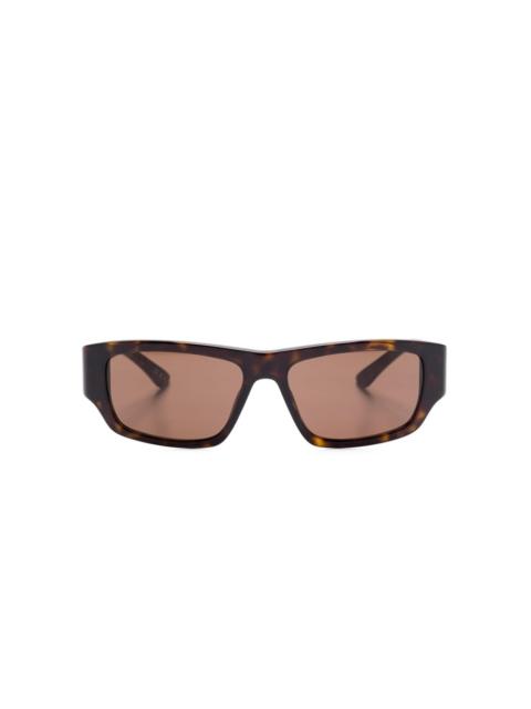 BALENCIAGA rectangle-frame sunglasses
