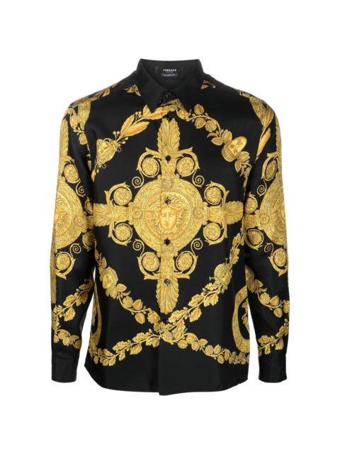 VERSACE Maschera Baroque silk shirt