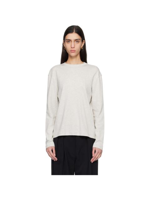 FLORE FLORE Gray Maggie Longsleeve T-shirt