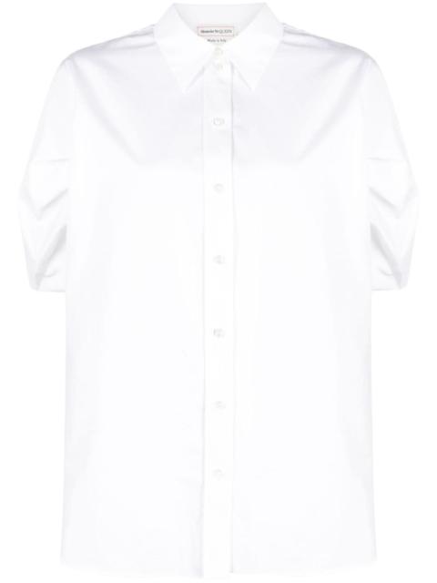 Alexander McQueen puff-sleeve cotton shirt