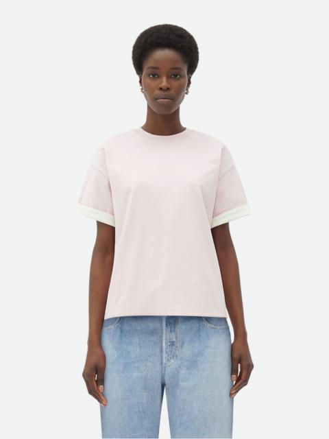 Bottega Veneta Double Layer Relaxed Cotton T-Shirt