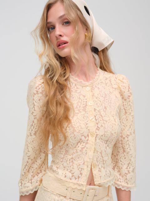 For Love & Lemons Lucy Lace Top