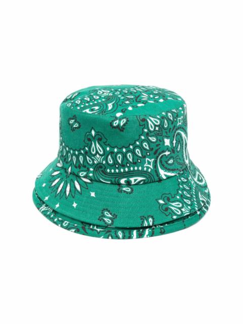 bandana-print bucket hat
