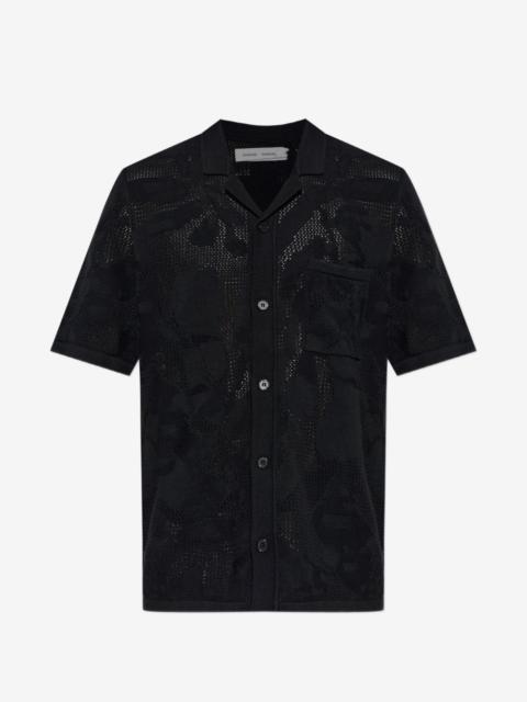 SAMSØE SAMSØE Saconald open-knit shirt