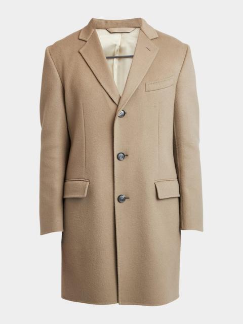 Brioni Men's Wool and Cashmere Double-Face Top Coat