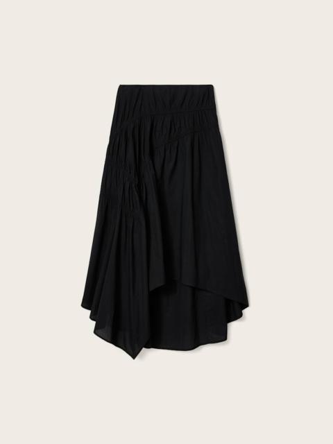 ALLSAINTS NURIA GATHERED MAXI SKIRT